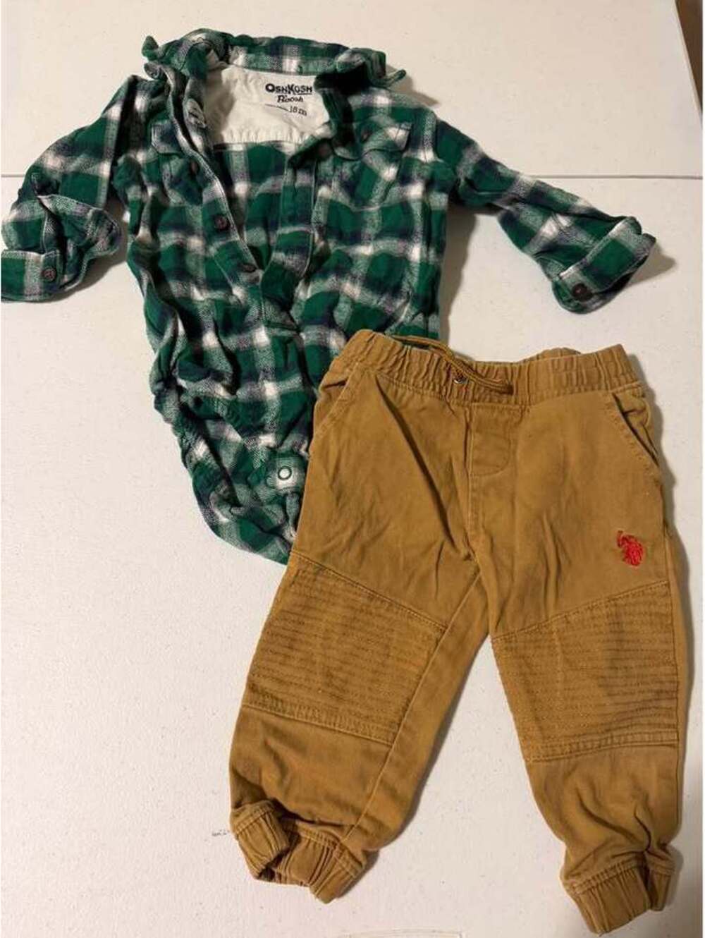 OshKosh B'gosh & U.S. Polo Assn. 18M Boys Outfit